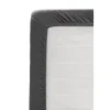 Topper hoeslaken - jersey - antraciet - 90x200 cm
