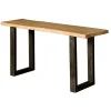 Tower Living sidetable Tiago Tree-trunk acacia hout 150x45x70cm