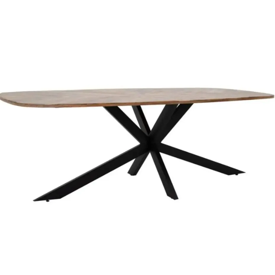 Tower Living Silvi eettafel visgraat naturel 220x110x78