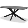 Tower Living Silvi eettafel visgraat zwart 200x110x78