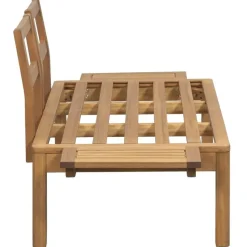 Tuinbank Orleàns Brest - naturel/donkergroen - 61x157x61 cm