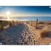 Tuinposter Duinpad - 60 x 80cm - Beige