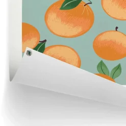 Tuinposter Sinasappelen - 80 x 60cm - Oranje