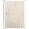 Tuinposter Zandcirkels - 80 x 60cm - Beige