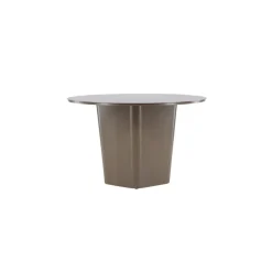 Tuintafel Bruin Metaal - Ø120x75cm - Santa