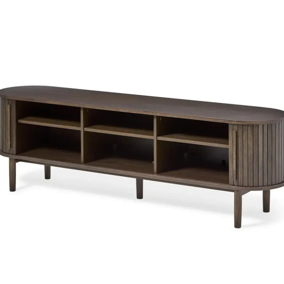 Tv-Meubel Donker Eikenhout - 180x40x55,6cm - Meta