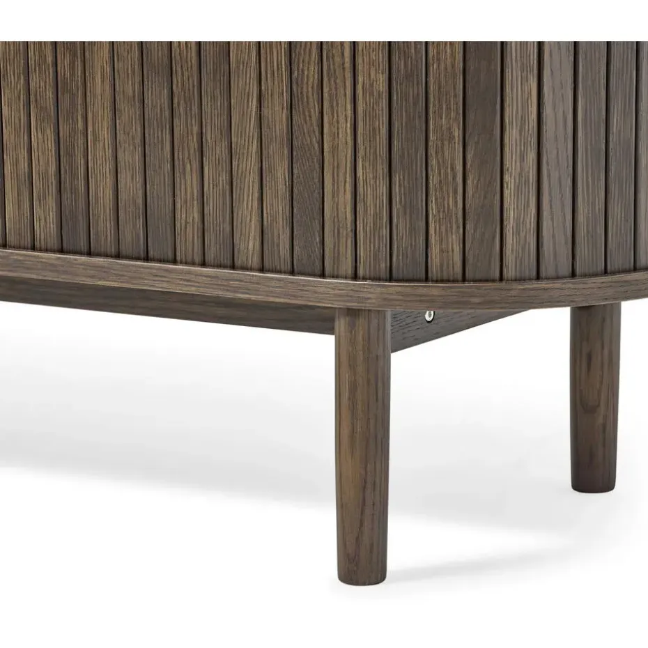 Tv-Meubel Donker Eikenhout - 180x40x55,6cm - Meta