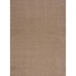 Uni Effen Laagpolig Vloerkleed Modern Beige - 200x290 CM
