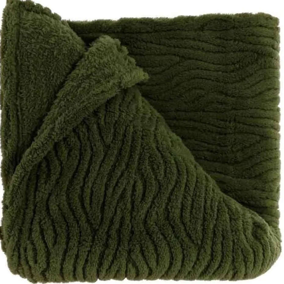 Unique Living - Plaid Clio Winter Green -150x200cm