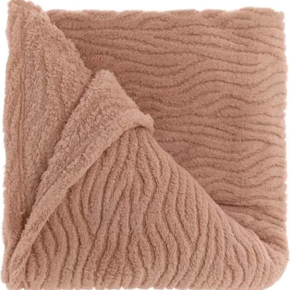 Unique Living - Plaid Clio old Pink -150x200cm
