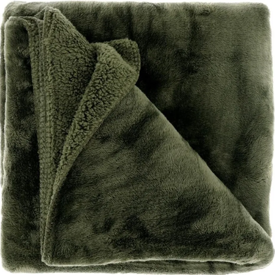 Unique Living - Plaid Torvah 150x200cm Winter Green