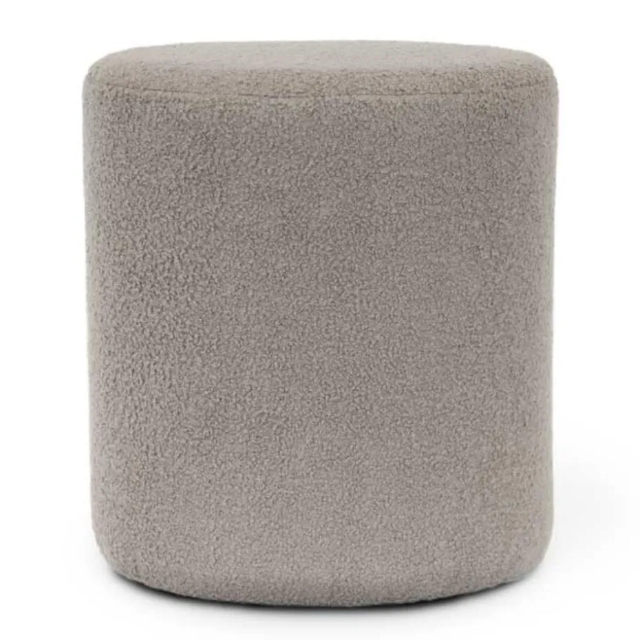 Unique Living - Poef Teddy - 35x38cm - Chateau Grey