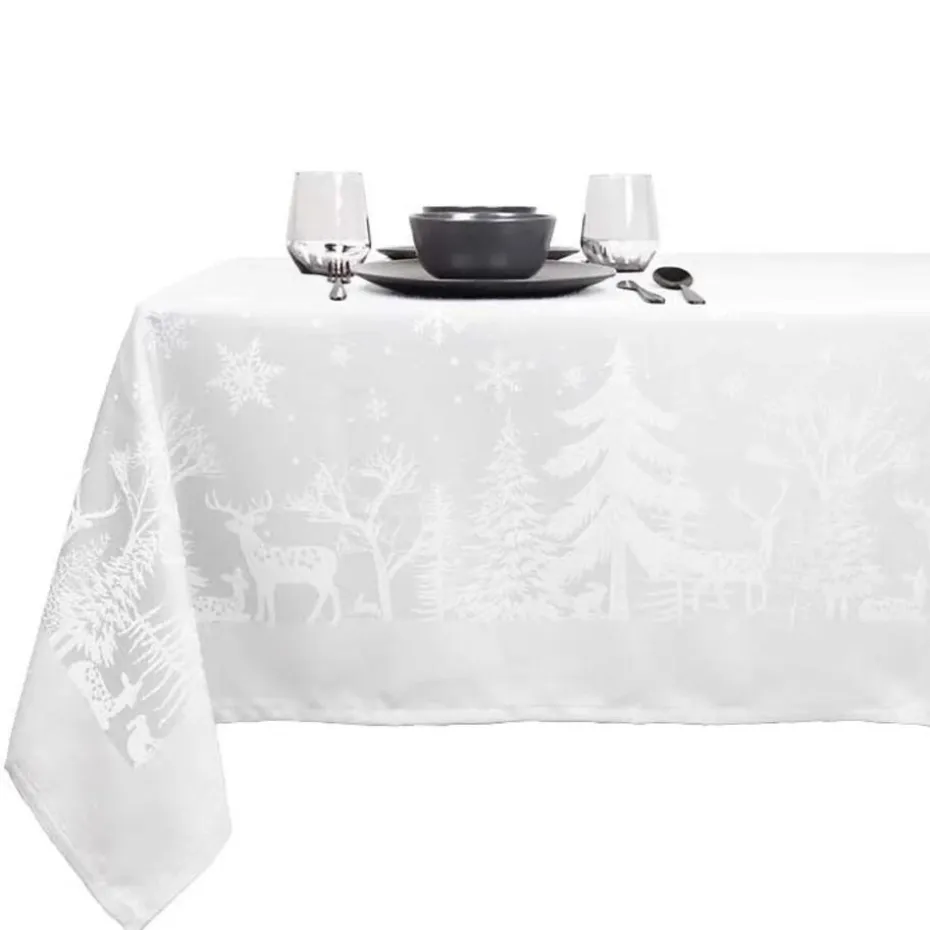 Unique Living - Tafelkleed Rody - 150x250cm - White