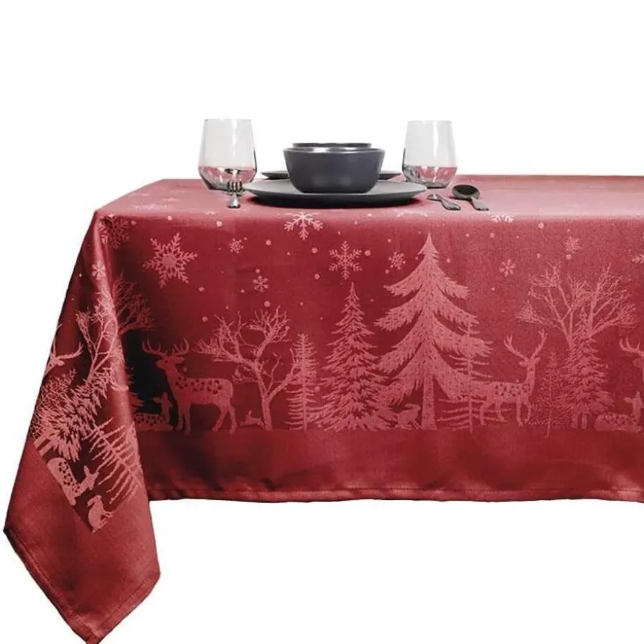 Unique Living - Tafelkleed Rody - 150x200cm - Red