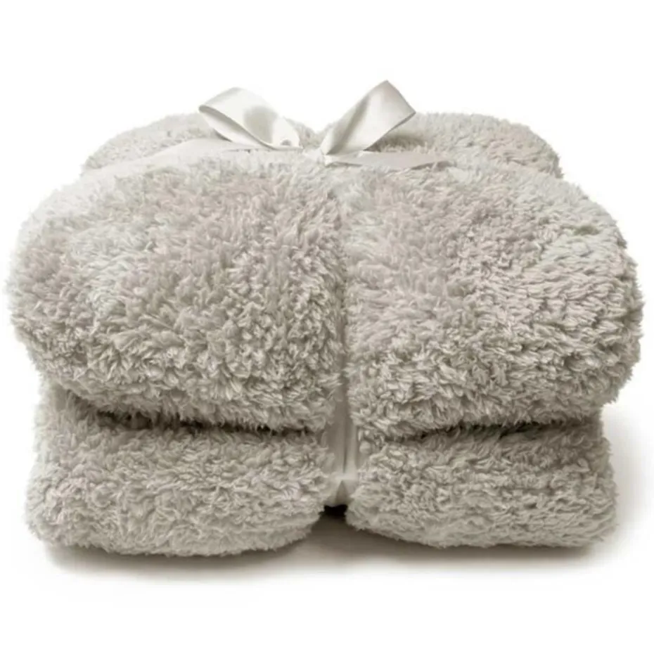 Unique Living - Teddy plaid 150x200cm chateau grey