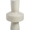 Vaas Cire - taupe - glas - 30,5xØ18 cm