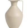 Vaas Maan taupe metaal - 30x19,7x12,3 cm