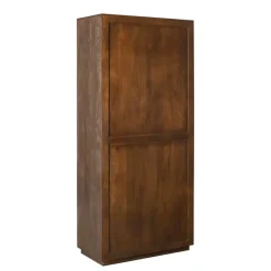 Vakkenkast Bruin Hout - 90x45x200cm - Brussel