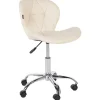 VALETTA - Bureaustoel - Beige - Kunstleer