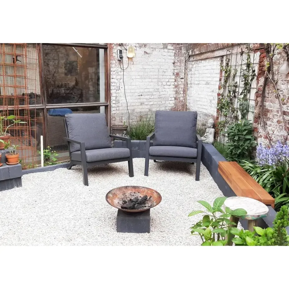 VDG Atlanta loungestoel - Antraciet