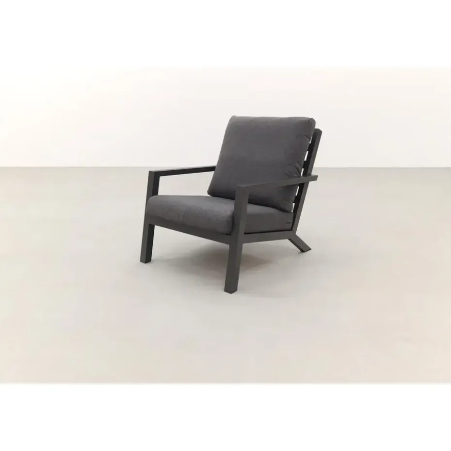 VDG Atlanta loungestoel - Antraciet