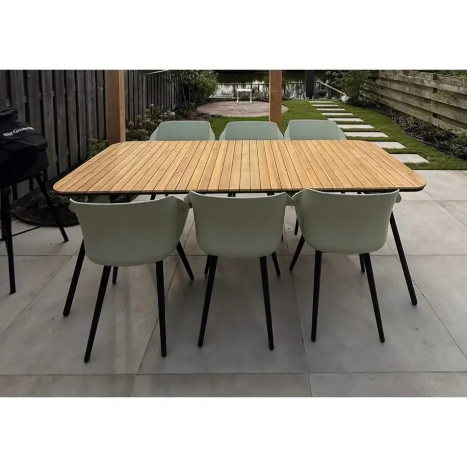 VDG Bella tuintafel - teakhout - 220x95 cm
