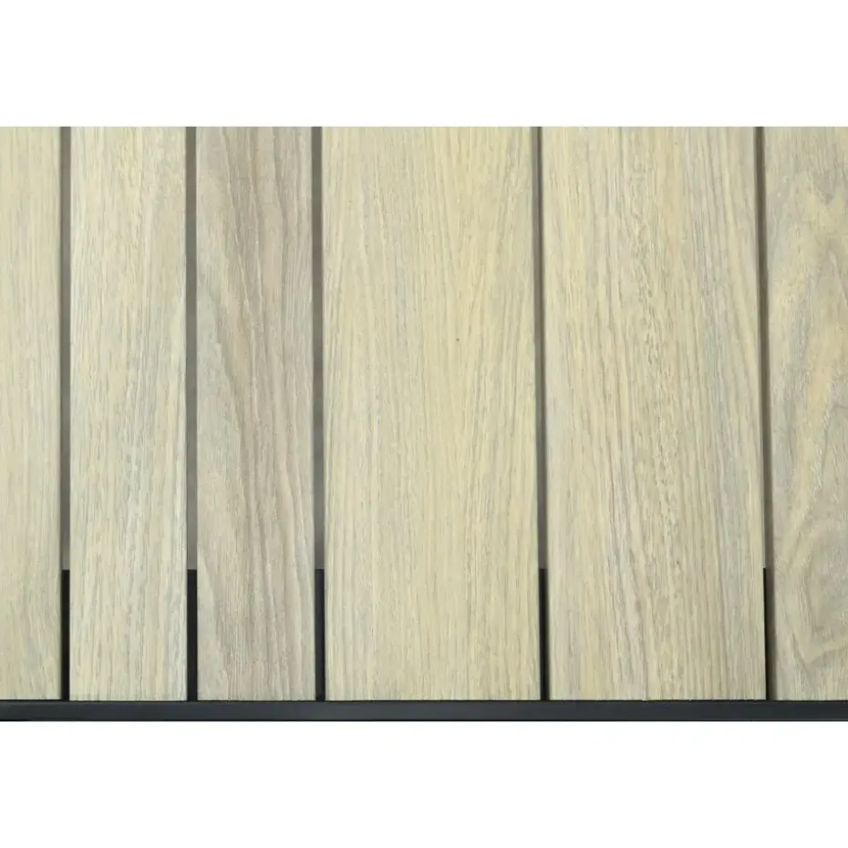 VDG Nola tuintafel 90x90 cm. - Antraciet/Houtlook