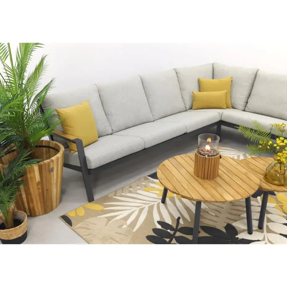 VDG Santos/Mindo loungeset - loungebank - antraciet