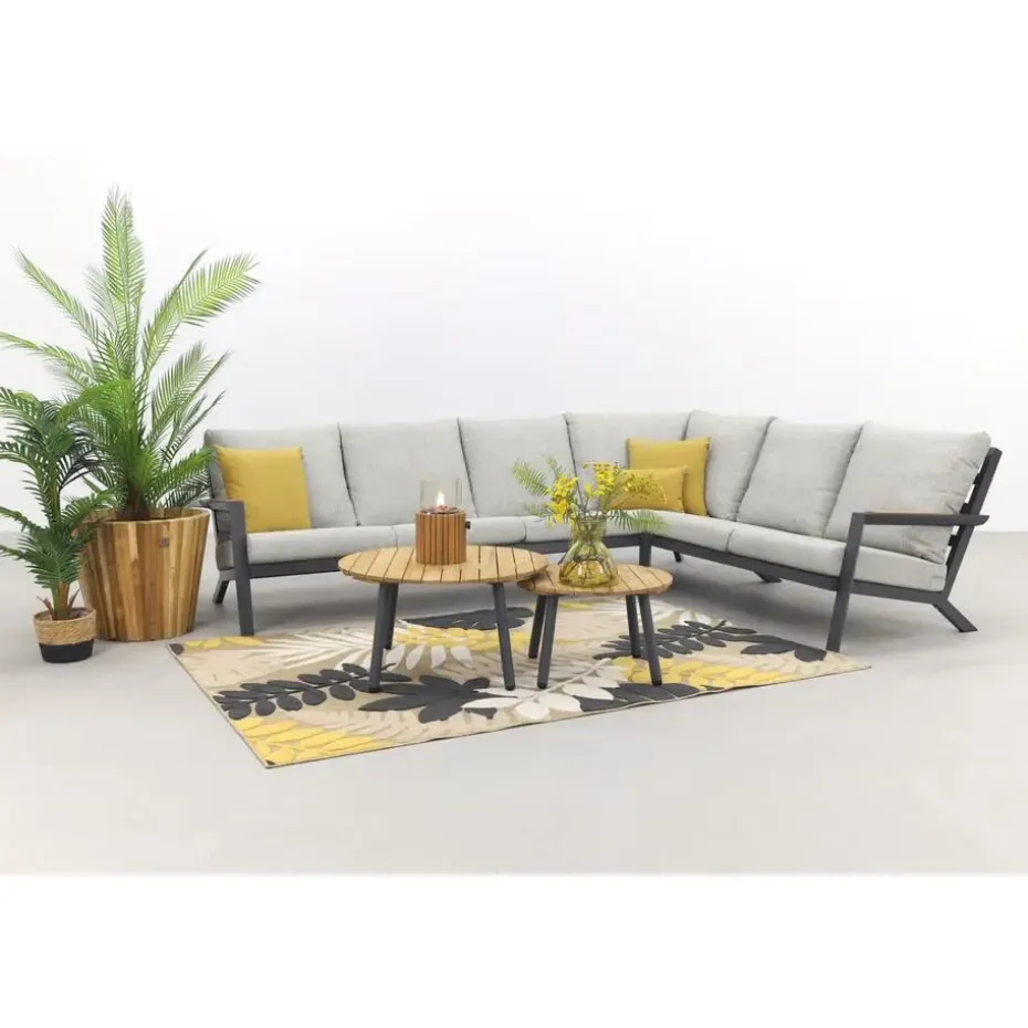 VDG Santos/Mindo loungeset - loungebank - antraciet
