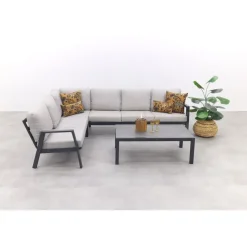 VDG Viento/Atlanta hoek loungeset (4-delig) - Royal Grey/Antraciet