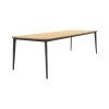 Vdgarde Premium Alaska tuintafel - teak/alu - antraciet - 270x100 cm