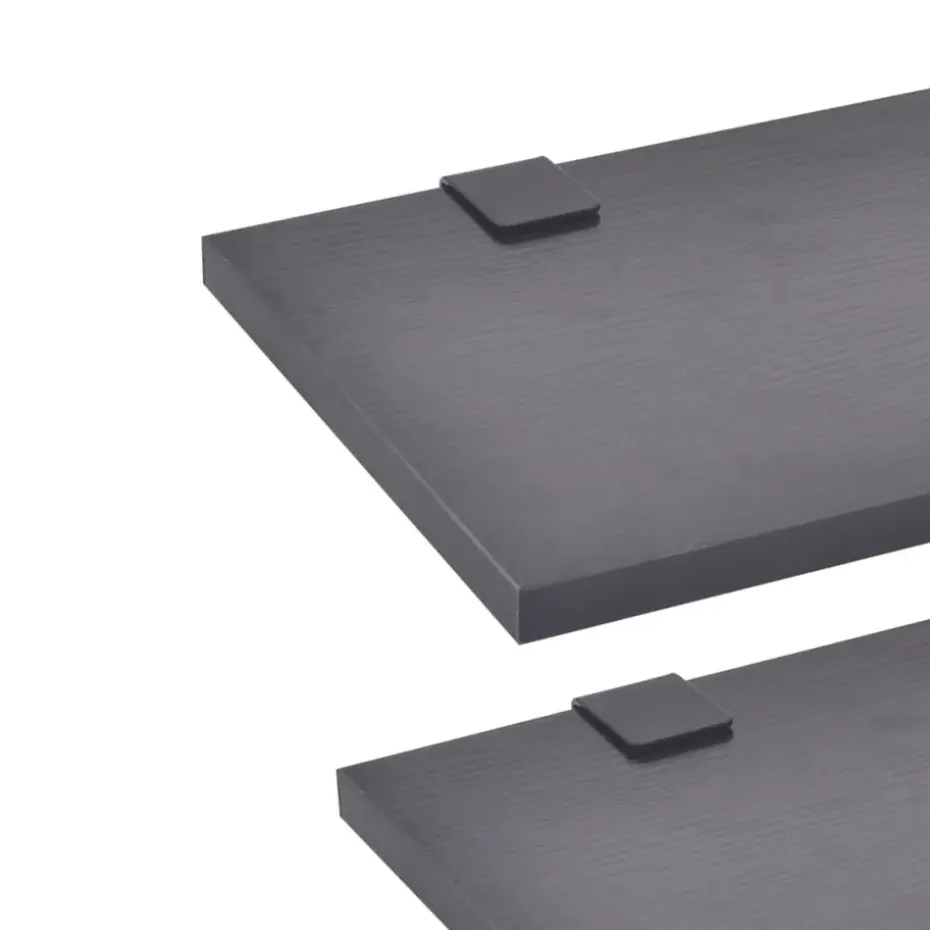vidaXL - Badkamer Meubel - Zwart - Bewerkt hout