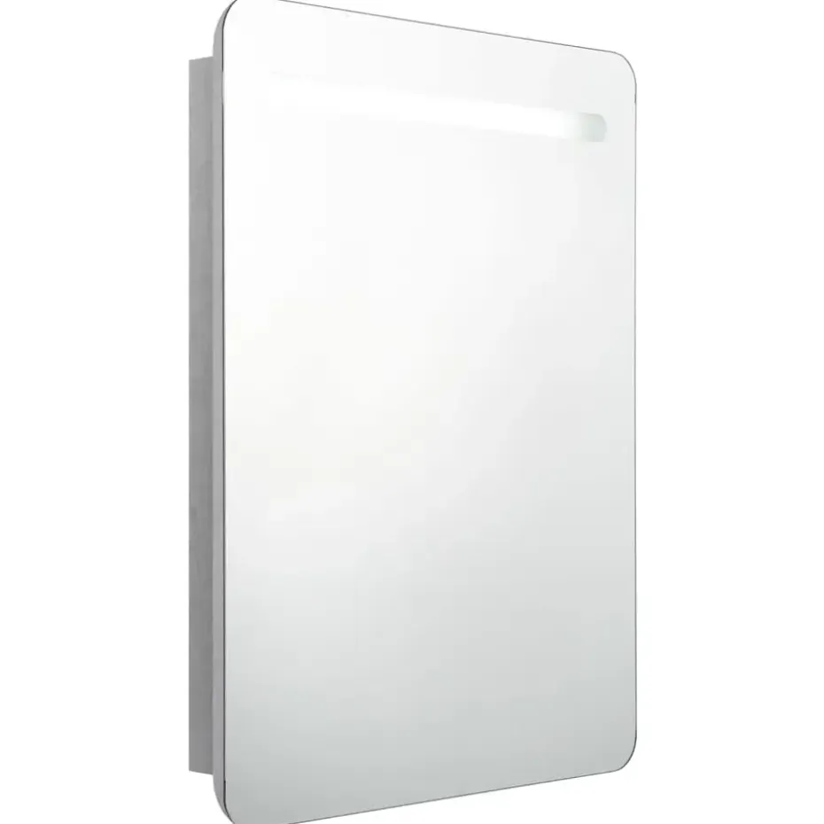 vidaXL - Badkamerkast - Grijs - MDF