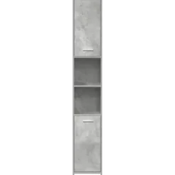 vidaXL - Badkamerkast - Grijs - Bewerkt hout