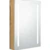vidaXL - Badkamerkast - Wit - MDF - 50 x 13 x 70 cm