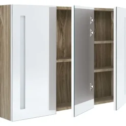 vidaXL - Badkamerkast - Wit - MDF - 89 x 14 x 62 cm