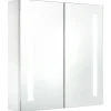 vidaXL - Badkamerkast - Wit - MDF - 62 x 14 x 60 cm