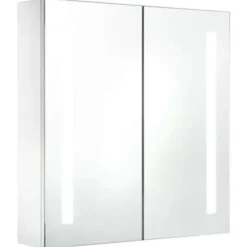 vidaXL - Badkamerkast - Wit - MDF - 62 x 14 x 60 cm