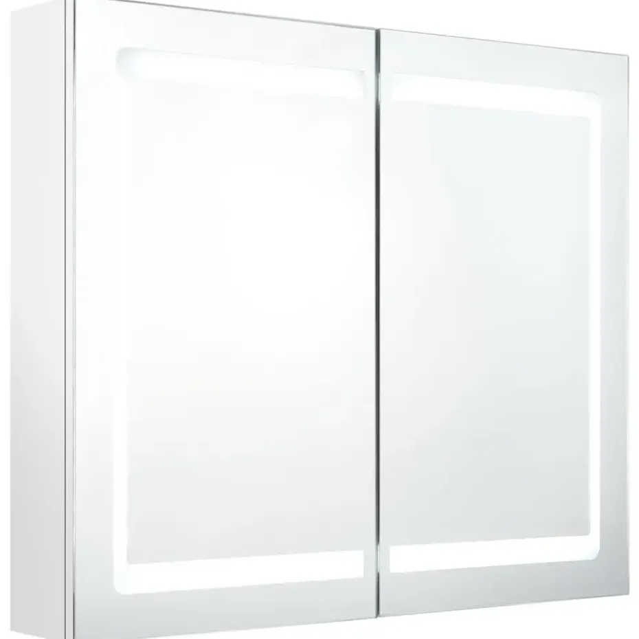 vidaXL - Badkamerkast - Wit - MDF