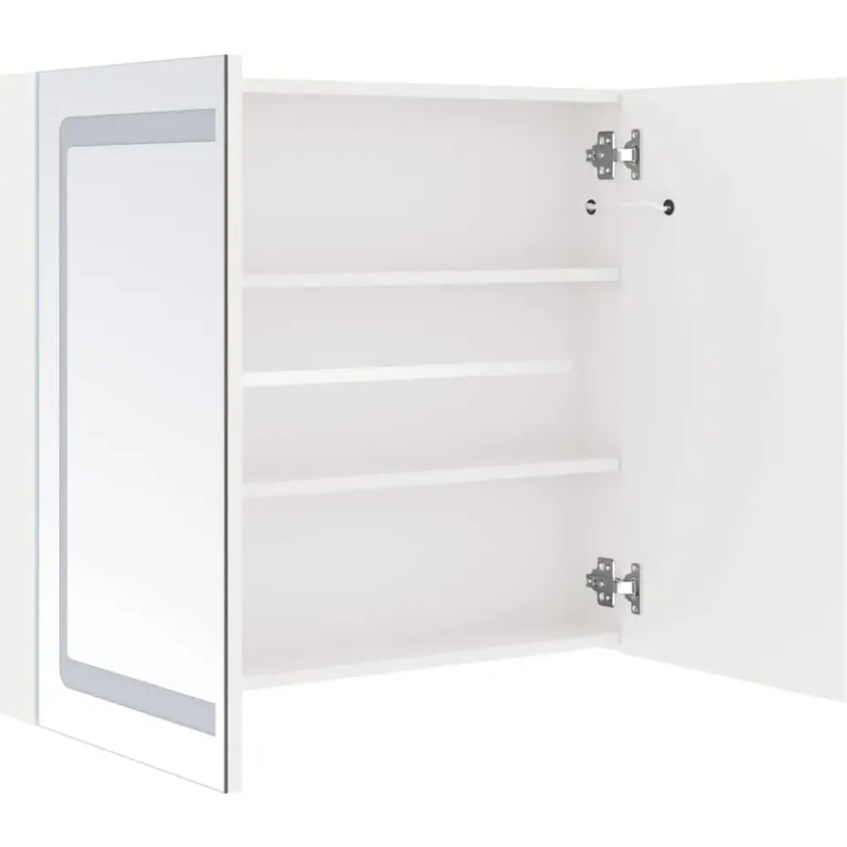 vidaXL - Badkamerkast - Wit - MDF