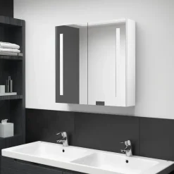 vidaXL - Badkamerkast - Wit - MDF - 62 x 14 x 60 cm