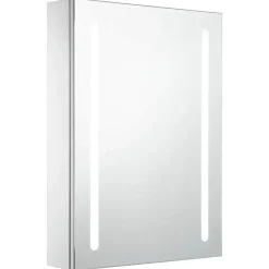 vidaXL - Badkamerkast - Wit - MDF - 50 x 13 x 70 cm
