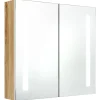 vidaXL - Badkamerkast - Wit - MDF - 62 x 14 x 60 cm