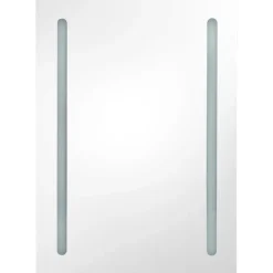vidaXL - Badkamerkast - Zwart - MDF - 50 x 13 x 70 cm