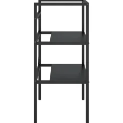 vidaXL - Badkamermeubelframe - Zwart - IJzer - 59 x 38 x 83 cm