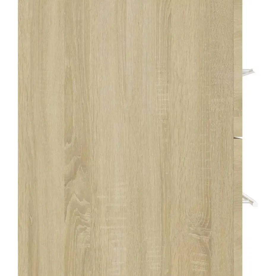 vidaXL - Badkamermeubelset - Bruin - Bewerkt hout