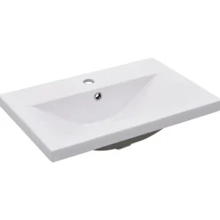 vidaXL - Badkamermeubelset - Wit - Bewerkt hout - 60 x 38.5 x 45 cm