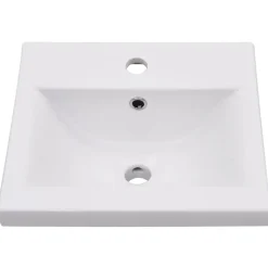 vidaXL - Badkamermeubelset - Wit - Bewerkt hout - 41 x 38.5 x 46 cm
