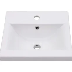 vidaXL - Badkamermeubelset - Zwart - Bewerkt hout - 41 x 38.5 x 46 cm
