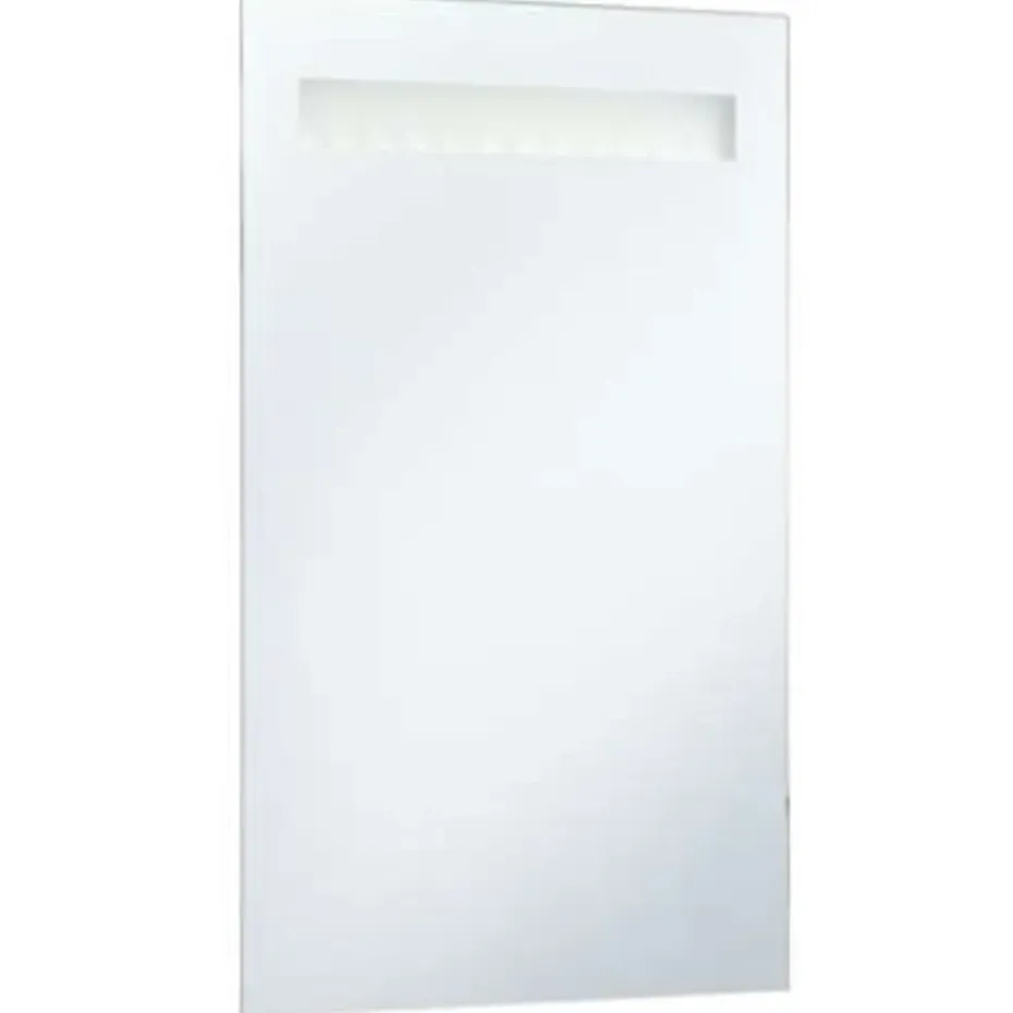 vidaXL - Badkamerspiegel - Zilver - Glas - 60 x 100 cm